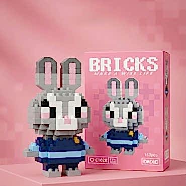 Zootropolis Judy Hopps Mini Tavşan Lego Figürü 