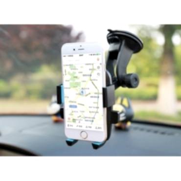 Araç İçi Cam ve Torpido Vantuzlu Telefon Tutucu