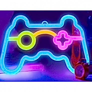 Oyun Konsolu Tasarımlı Neon Led 