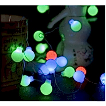5m 28 Led RGB Işık Şeffaf Kablo Fişli Eklemeli