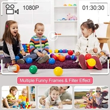 Mini Kamera Fotoğraf Makinesi Pembe