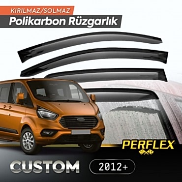 Ford Custom 2012+ Cam Rüzgarlığı V2 Düz