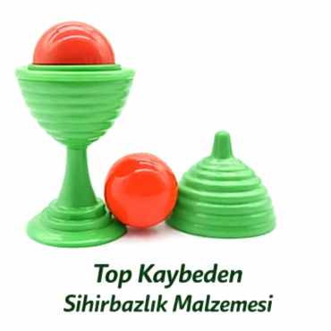 Yeşil Renk Sihirli Kupa Top Kaybetme Oyunu 7 cm