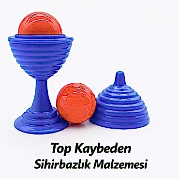 Mavi Renk Sihirli Kupa Top Kaybetme Oyunu 7 cm