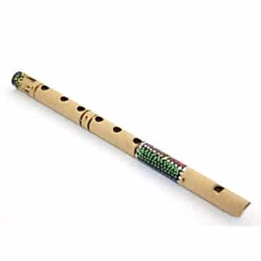 Bambu Batikli Flüt 30 Cm 