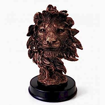 13x9 cm Polyester Aslan Büstü 