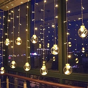 Küre Toplu Perde Led Işık 