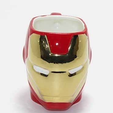 3D Iron Man Tasarımlı Porselen Kupa Bardak