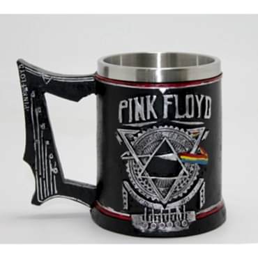 Pink Floyd Tasarım Kupa Bardak - 3D Kabartmalı -  Paslanmaz Çelik