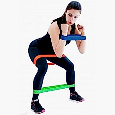 Pilates Direnç Lastiği Seti 5 Adet