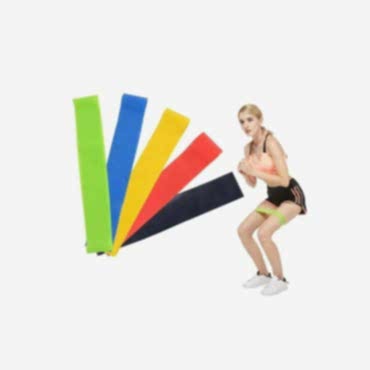Pilates Direnç Lastiği Seti 5 Adet