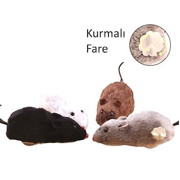 Kurmalı Fare Kedi Eğitim Oyuncağı