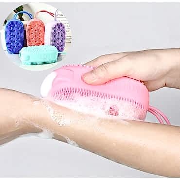 Süngerli Silikon Banyo Kesesi