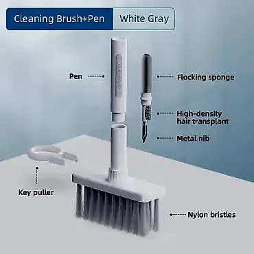 Klavye Ve Kulaklık Temizleyici Kit 5 İn 1