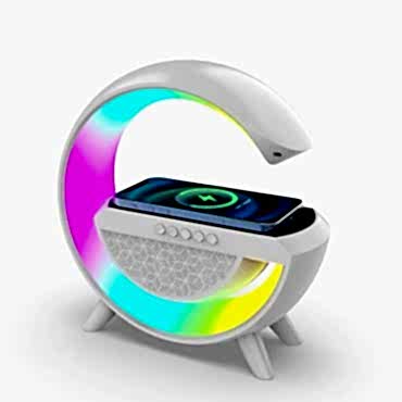 Kablosuz Şarj Standlı RGB Hoparlör