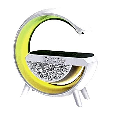 Kablosuz Şarj Standlı RGB Hoparlör