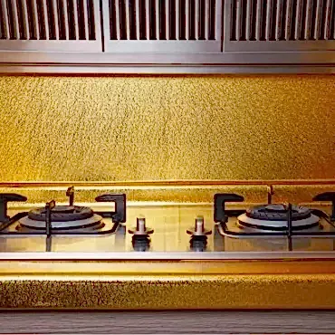 Yapışkanlı Gold Mutfak Tezgah Folyosu