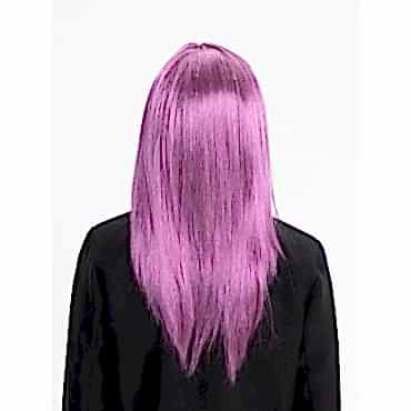 Rose Pembe Düz Kesim Peruk