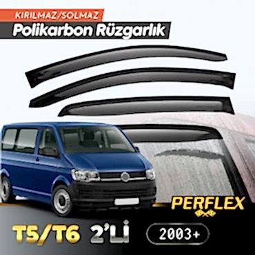 VW T5/T6 2'li 2003+ Cam Rüzgarlığı V2 Mugen