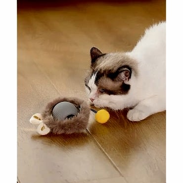 Tüylü Şarjlı Kedi Oyuncağı 