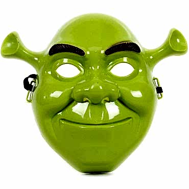 Yeşil Shrek Maskesi