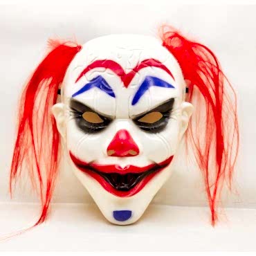 Kızıl Saçlı Joker Palyaço Maskesi 