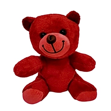 Kırmızı Peluş Oyuncak Ayıcık