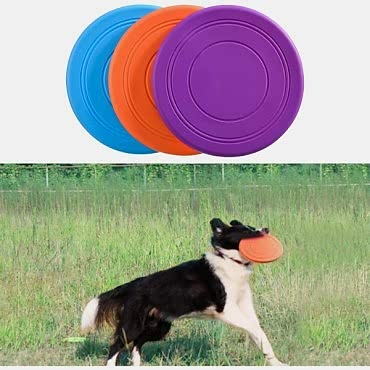 Silikon Frizbi Köpek Oyuncağı 