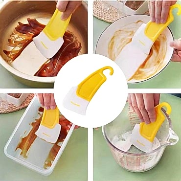 Silikon Uçlu Bulaşık Temizleme Kazıyıcı Spatula 