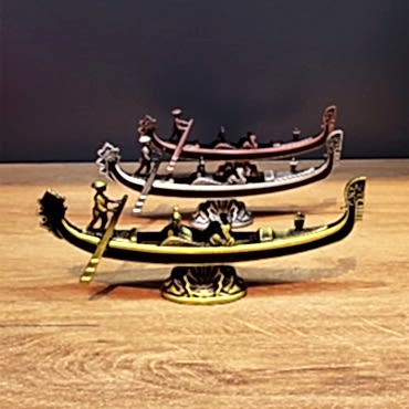 Metal Dekoratif Venedik Kayık