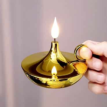 Dekoratif Gold Pilli Mum Lamba 