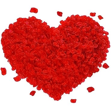 Kırmızı Renk Gül Yaprağı – 1 Paket 100 Adet