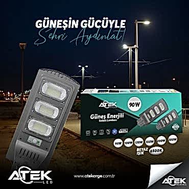 Güneş Enerjili Sokak Lambası 120 W