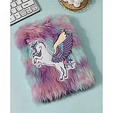 Unicorn Tasarımlı Peluş Hatıra Defteri