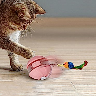Şarjlı Hareketli Kedi Topu Oyuncak 