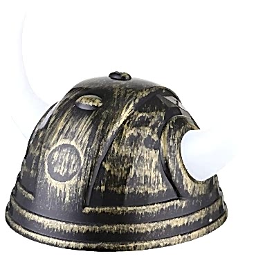 Viking Asteriks Başlığı Altın Renk