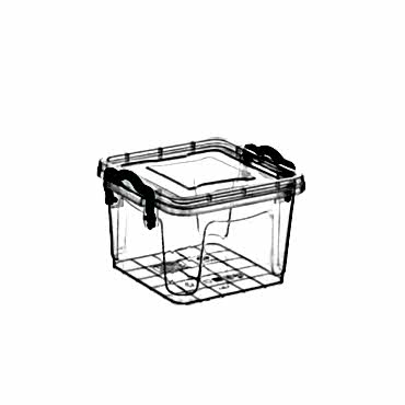 Tiny Box Kare Saklama Kutusu 0.3 Litre