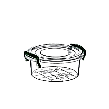 Mini Yuvarlak Saklama Kabı 0.5 Litre 