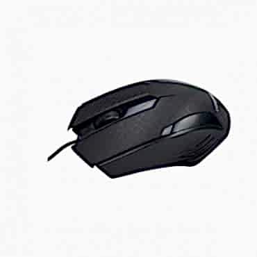 Siyah Mat Desenli USB Kablolu 3D Optik Mouse