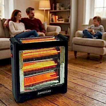 Şömine Tipi Isıtıcı Soba 2400W