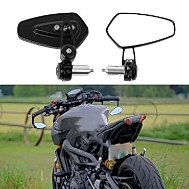 Motosiklet Gidon Aynası Siyah Tak Kullan