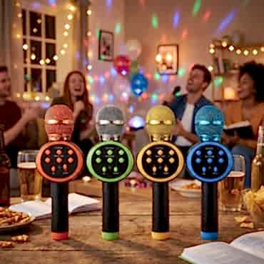Kablosuz Karaoke Mikrofonu 
