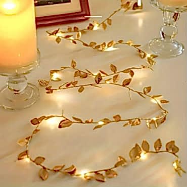 3 Metre Yaldızlı Gold LED Işık