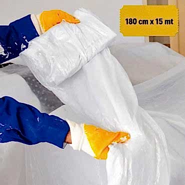 Boya Badana Eşya Koruma Yapışkanlı Örtü 180 cm x 15 mt 
