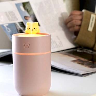 Isınan Kedi Mini USB Sessiz Hava Nemlendiricisi