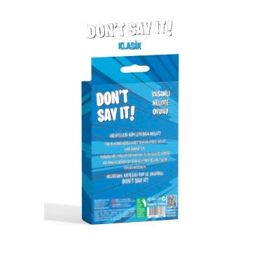 Yasaklı Kelime Oyunu Don't Say It! Klasik - Eğlenceli Kart Oyunu