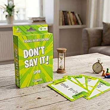 Yasaklı Kelime Oyunu Don't Say It! Spor - Eğlenceli Kart Oyunu