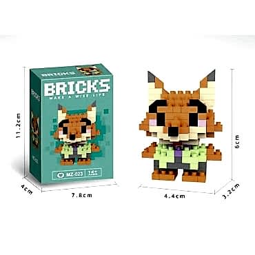 Zootropolis Nick Wilde Mini Lego Figürü