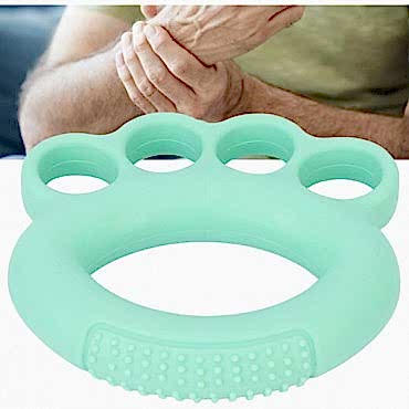 Silikon El ve Bilek Güçlendirici Egzersiz Halkası Muşta 50 - 60 LB