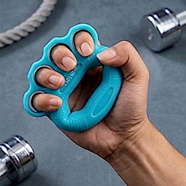 Silikon El ve Bilek Güçlendirici Egzersiz Halkası Muşta 50 - 60 LB